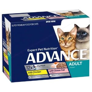 Advance Cat Multi Pack Jelly Chicken & Ocean Fish 12X85G  |   Cat Food Cat Food Cat Food