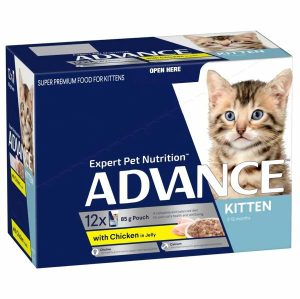 Advance Kitten Chicken In Jelly 12X85G Sachets  |   Cat Food Cat Food Cat Food