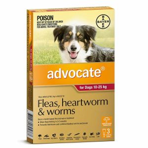 Advocate, Dogs 10 – 25 kg  |   Dog Flea & Worming Dog Dog Flea & Worming