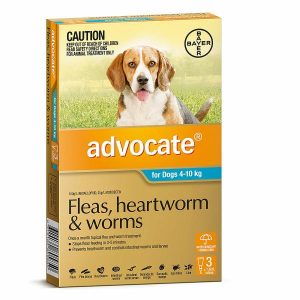 Advocate, Dogs 4 – 10 kg  |   Dog Flea & Worming Dog Dog Flea & Worming