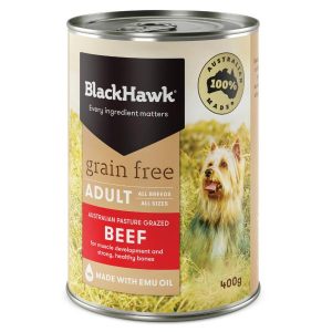 Black Hawk Dog Adult Grain Free Beef Wet 400G  |   Dog Food Dog Dog Food