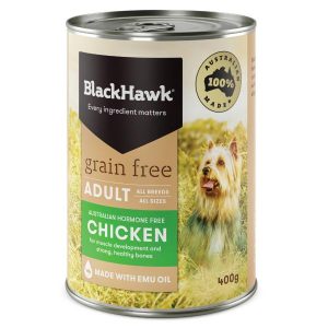 Black Hawk Dog Adult Grain Free Chicken Wet 400G  |   Dog Food Dog Dog Food