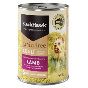 Black Hawk Dog Adult Grain Free Lamb Wet 400G  |   Dog Food Dog Dog Food