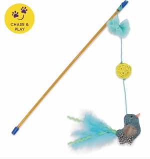 Bluebird Wand Chase & Play  |   Cat Toys Cat Toys Cat Toys