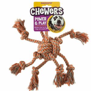 Chewers Rope Octopus Medium Size Orange  |   Dog Toys Dog Dog Toys