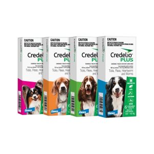 Credelio Plus 6 Tablets  |   Dog Flea & Worming Dog Dog Flea & Worming