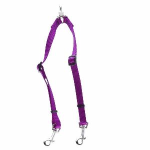 Double Ended Lead Extension, Purple  |   Dog Leads Dog Dog Leads