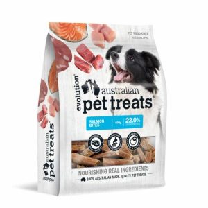 Evolution Australian Pet Treat Salmon Bites  |   Dog Treats Dog Dog Treats