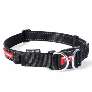 Ezydog Collar Double Up Black  |   Dog Collars Dog Dog Collars