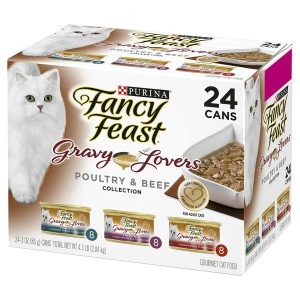 Fancy Feast Gravy Poultry & Beef X24  |   Cat Food Cat Food Cat Food