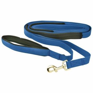 Flat Nylon Dog Recall Lead 7M Blue  |   Dog Leads Dog Dog Leads