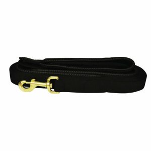 Flat Nylon Dog Recall Lead Black 7 Meters  |   Dog Leads Dog Dog Leads