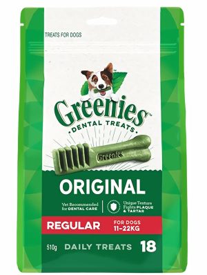 Greenies Treat Pack Regular-Dogs 11 To 22kg – 510G  |   Dog Hygiene Dog Dog Health