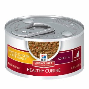 Hills Adult Healthy Cuisine Chicken & Rice Medley  |   Cat Food Cat Food Cat Food