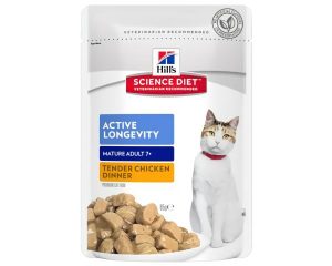 Hills Feline Pouch Mature Adult 7+ Chicken  |   Cat Food Cat Food Cat Food