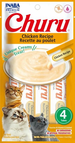 Inaba Churu Mousse Treat Chicken  |   Cat Treats Cat Treats Cat Treats