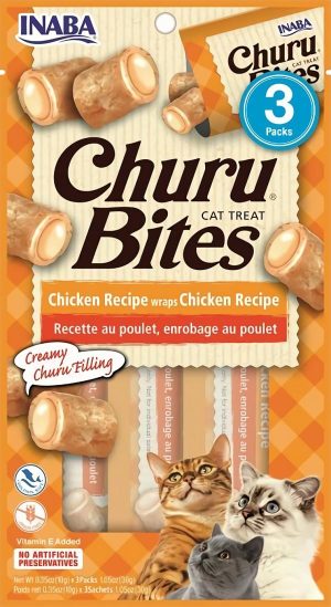 Inaba Churu Wrap Bites Chicken  |   Cat Treats Cat Treats Cat Treats