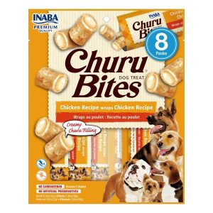 Inaba Dog Churu Wrap Bites Chicken  |   Dog Treats Dog Dog Treats