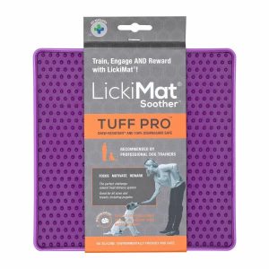 Lickimat Soother Pro Tuff Purple  |   Dog Bowls Treat Jars Dog Dog Bowls Treat Jars