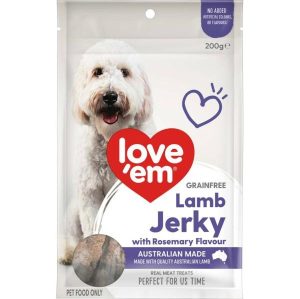 Love Em Dog Treats Lamb & Rosemary Jerky  |   Dog Treats Dog Dog Treats