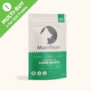 Meaty Treaty Freeze Dried Lamb Heart  |   Dog Treats Dog Dog Treats