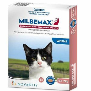 Milbemax Cats & Kittens Allwormer 0.5 – 2kg  |   Cat Health Cat Health Cat Health