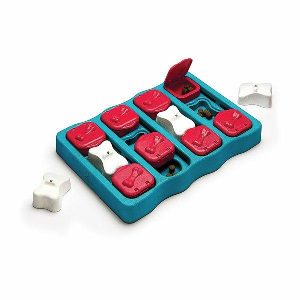 Nina Ottoson Treat Dispenser Brick Blue  |   Dog Toys Dog Dog Toys