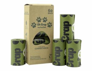 Oh Crap – Non Plastic Poop Bag 60 Bags – 15 Per Roll  |   Dog Health Dog Dog Health