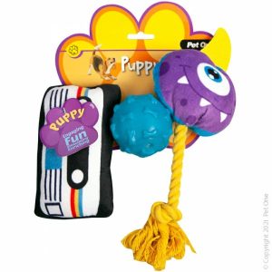 Pet One Doy Toy Puppy Fun Pack Assorted  |   Dog Toys Dog Dog Toys