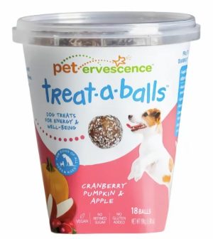 Petervescence Treat-A-Balls Cranberry Pumpkin & Apple  |   Dog Treats Dog Dog Treats