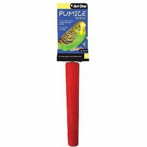 Pumice Bird Perch Red  |   Bird Health Bird Bird Health