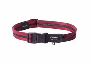 Rogz Airtech Classic Collar Rock Red  |   Dog Collars Dog Dog Collars