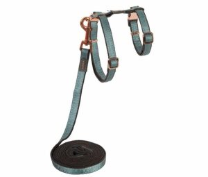 Rogz Urbancat Harness & Lead Set Turquoise Moon  |   Cat Harness Cat Harness Cat Harness