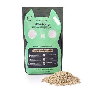 Rufus & Coco Wee Kitty Eco Plant Clumping Litter 4kg  |   Cat Litter Cat Litter Cat Litter