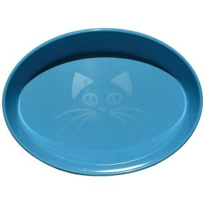 Scream Oval Cat Bowl Loud Blue 300Ml  |   Cat Bowls Cat Bowls Cat Bowls