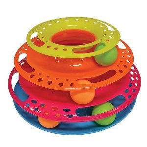 Scream Triple Ring Tower Cat Toy  |   Cat Toys Cat Toys Cat Toys