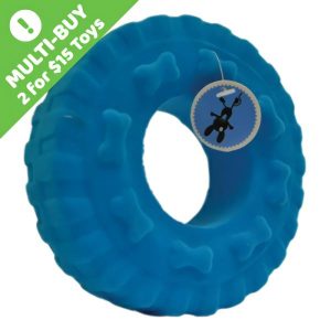 Scream Velvet Tire Loud Blue 12cm  |   Dog Toys Dog Dog Toys