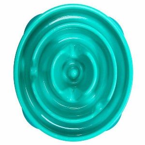 Slow Bowl Feeder Mini Teal  |   Dog Bowls Treat Jars Dog Dog Bowls Treat Jars