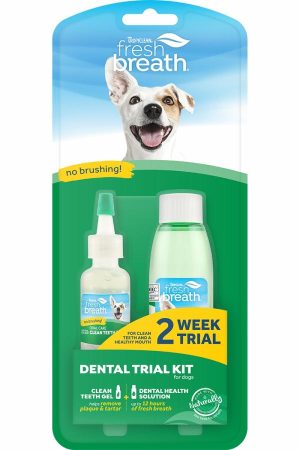 Tropiclean Fresh Breath Dental Trial Kit For Dogs  |   Dog Health Dog Dog Health