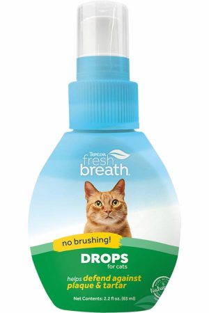 Tropiclean Fresh Breath Drops For Cats 52Ml  |   Cat Health Cat Health Cat Health