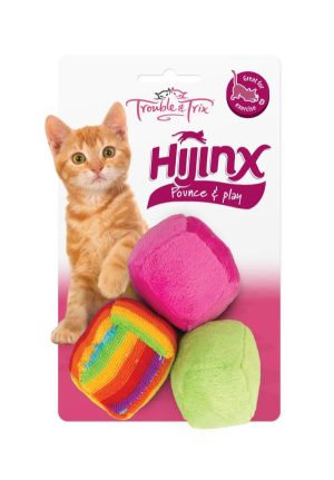 Trouble Trix Hijinx Ball 3 Pack  |   Cat Toys Cat Toys Cat Toys