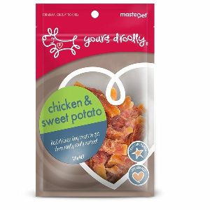 Yours Droolly Chicken & Sweet Potato 110G  |   Dog Treats Dog Dog Treats