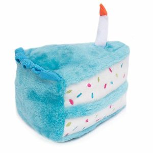 Zippy Paws Birthday Cake Blue  |   Dog Toys Dog Dog Toys