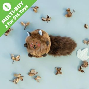 Zippy Paws Bushy Throw Squirrel  |   Dog Toys Dog Dog Toys