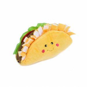 Zippy Paws Nomnomz Taco 17.5X12.5cm  |   Dog Toys Dog Dog Toys