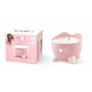 Catit Pixi Cat Fountain Light Pink  |   Cat Bowls Cat Bowls Cat Bowls