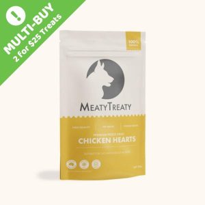 Meaty Treaty Freeze Dried Chicken Heart  |   Dog Treats Dog Dog Treats