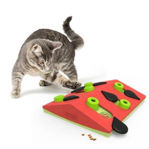 Puzzle & Play Melon Madness By Nina Ottoson  |   Cat Toys Cat Toys Cat Toys