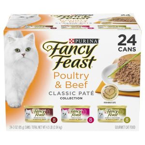 Fancy Feast Poultry & Beef Pate X24  |   Cat Food Cat Food Cat Food